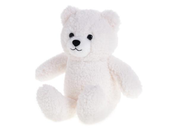 MIKRO -  Take Me Home medveď plyšový 24cm biely - plyšová hračka