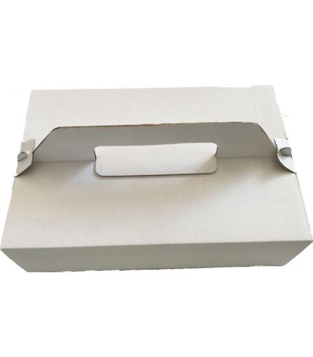 Krabica na tortu a zákusky 27x18x10cm s uškom - Krabica papierová