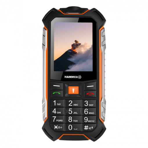 myPhone Hammer HAMMER Boost oranžový - Mobilný telefón outdoor