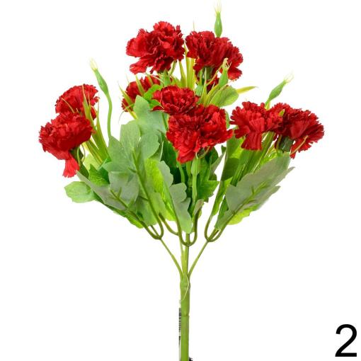 Kytica karafiát 30cm červená - Umelé kvety