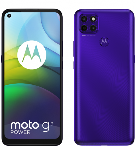 Motorola Moto G9 Power fialový - Mobilný telefón