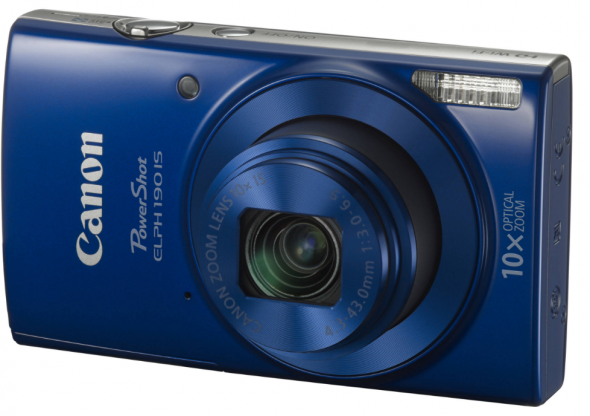 Canon IXUS 190 modrý Essential kit - Digitálny fotoaparát