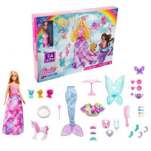 Mattel Mattel Barbie Rozprávkový adventný kalendár HGM66