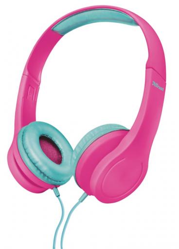 Trust Bino Kids Headphone - pink - Slúchadlá pre deti
