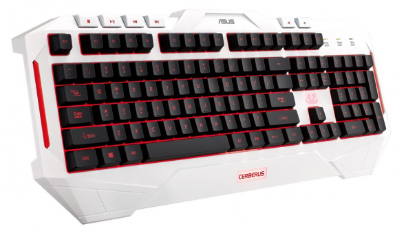 Asus Cerberus Arctic Gaming Keyboard CZ/SK - Klávesnica