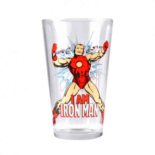 Sklenený pohár Iron Man 450ml - Pohár