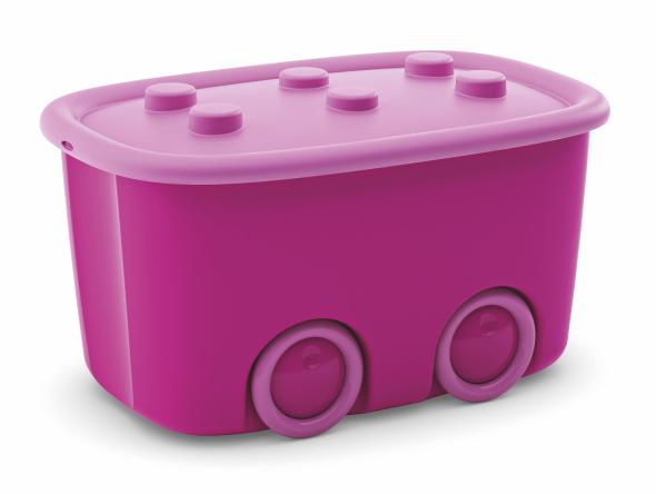 G21 Box KIS Funny Box L ružový - úložný box