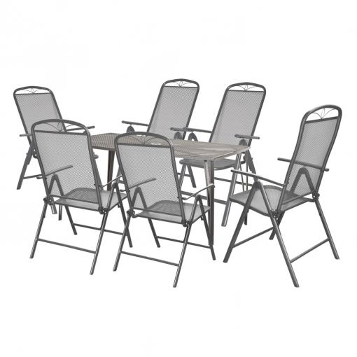 Hecht NAVASSA LUX 6 - Set záhradného nábytku stôl + 6stoličiek, ťahokov
