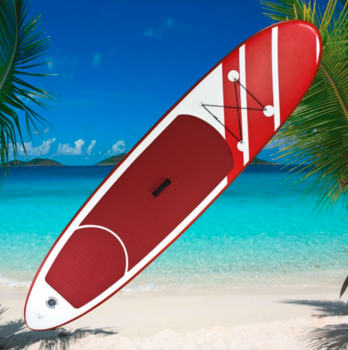 Dema Stand-Up Paddleboard nafukovací s príslušenstvom do 90 kg, 305x71 cm, červený - paddleboard