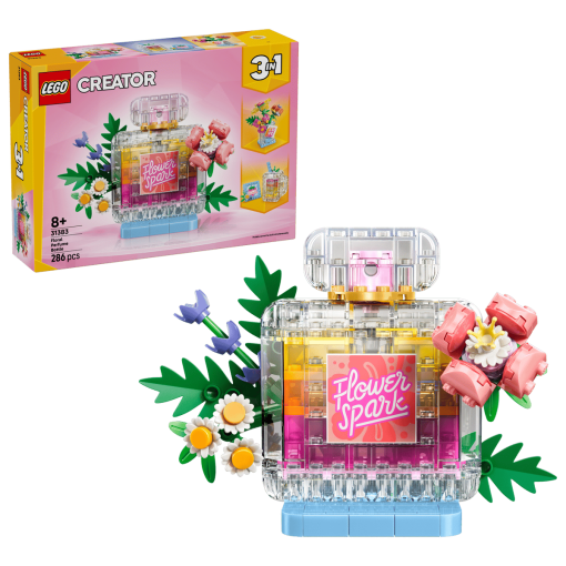 Lego Flakón na parfum zdobený kvetmi