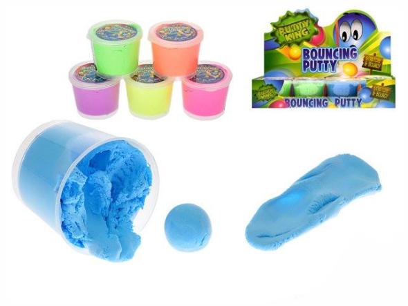 MIKRO -  Professor Slime hopík/skákacia hmota 35g žltý