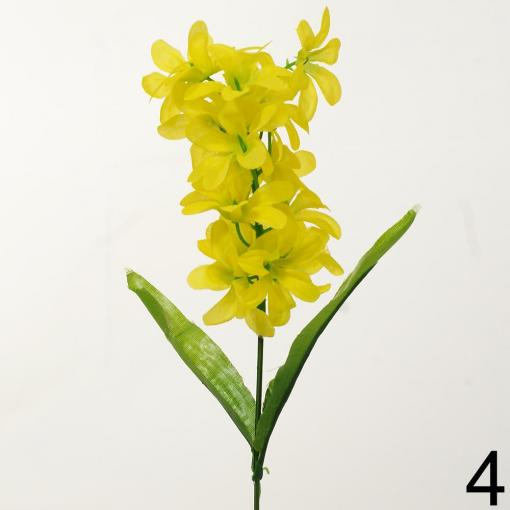 Zápich hyacint 33cm žltý - Umelé kvety