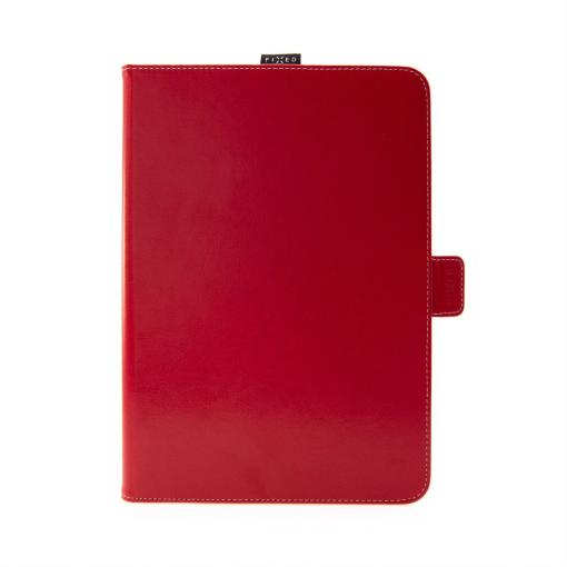 FIXED Novel so stojanom a vreckom pre stylus, PU koža, červené - Puzdro pre tablet 10.1