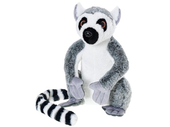 MIKRO -  Lemur plyšový 25cm sediaci 0m+ - plyšová hračka