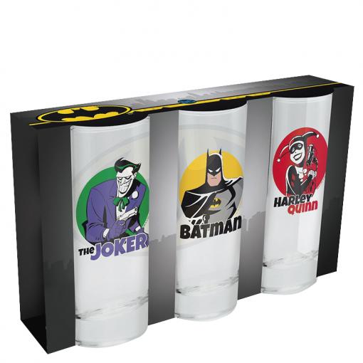 Sklenené poháre DC Comics set 3ks 290ml - Poháre set