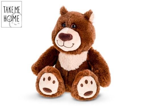 MIKRO -  Take Me Home medveď plyšový 20cm 0m+ - plyšová hračka