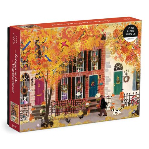 Galison Puzzle Jeseň v susedstve 1000 dielikov - puzzle