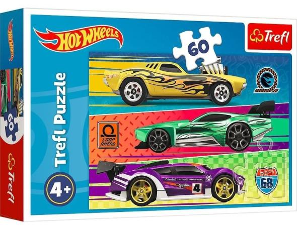 Trefl Trefl puzzle 60 dielikov - Hot Wheels Racing