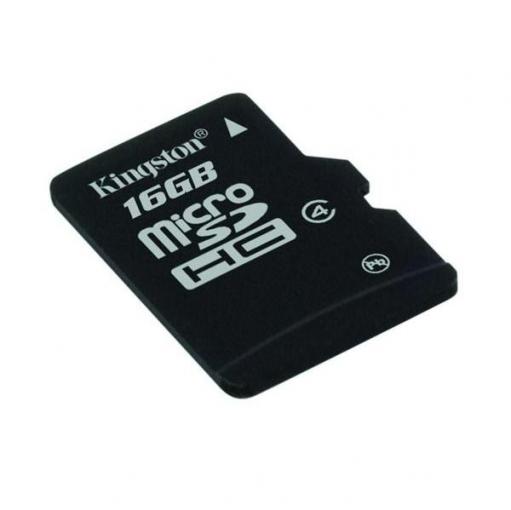 Kingston MicroSDHC 16GB Class 4 - Pamäťová karta + adaptér