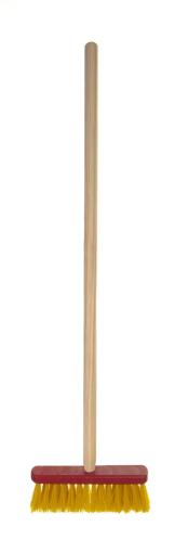 Teddies Metla červené s násadou drevo 80cm náradia