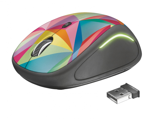 Trust Yvi FX geometrics - Wireless optická myš