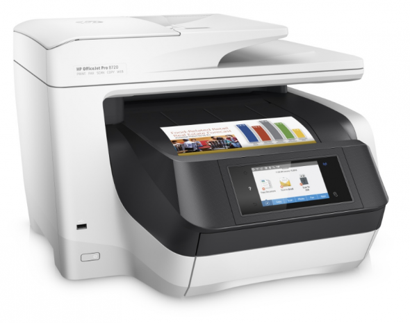 HP OfficeJet Pro 8720 - Multifunkčná Antramentová Tlačiareň s Faxom