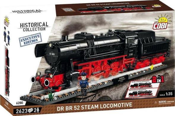 Cobi Cobi 6280 DR BR 52 parná lokomotíva, 1:35, 2623 k, 2 f, EXECUTIVE EDITION