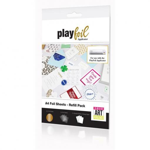 ControvARTsial PlayFoil Applicator Refill Kit GOLD - Náhradné fólie A4 pre PlayFoil – zlaté 24ks