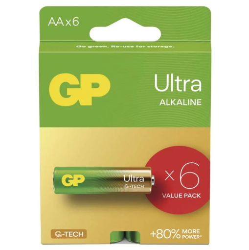 GP Ultra LR6 (AA) 6ks - Batérie alkalické