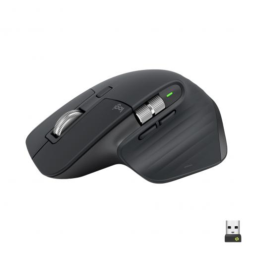 Logitech MX Master 3S Performance Wireless Mouse - GRAPHITE - Bluetooth laserová myš