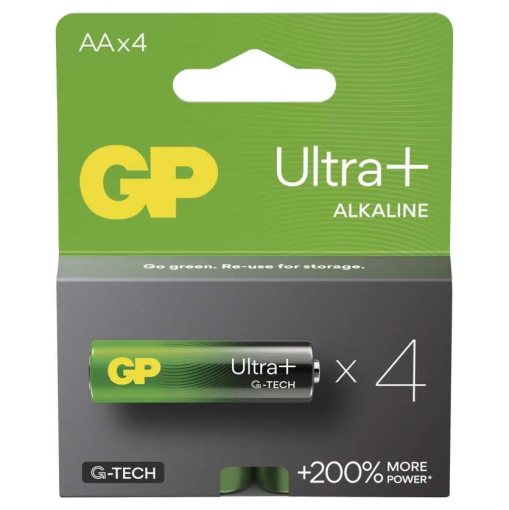 GP Ultra Plus LR6 (AA) 4ks - Batérie alkalické