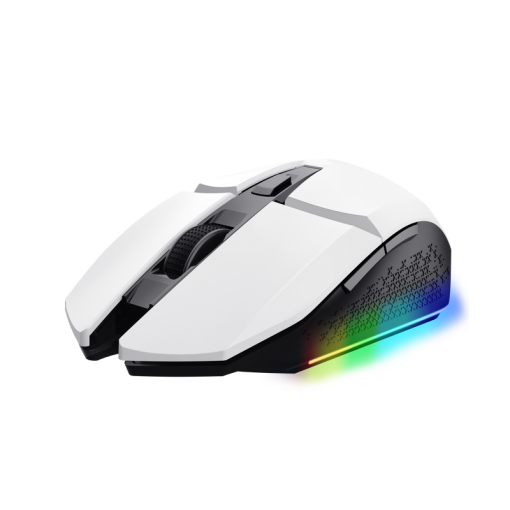 Trust GXT 110W Felox White Wireless Rechargeable Gaming Mouse - Hráčska wireless myš