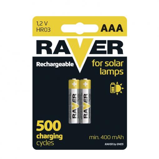 Raver Solar HR03 (AAA) 2ks - Nabíjacie batérie