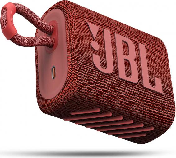 JBL GO3 červený - Prenosný vodotesný bezdrôtový reproduktor