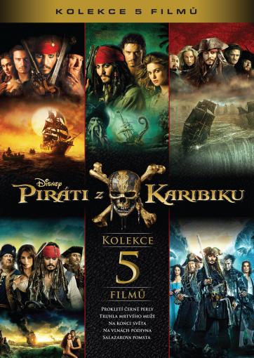 Piráti z Karibiku 1-5 - DVD kolekcia (5DVD)
