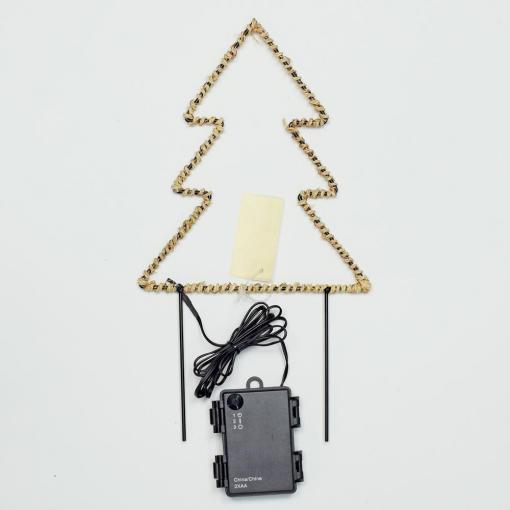 Zápich LED strom kov 17,5x30,5cm - Dekorácia