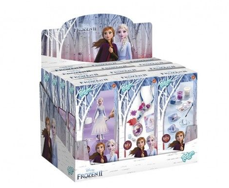 Teddies Kreatívna sada Frozen II 3 druhy v krabičke 6x13x3,5cm - Kreatívna sada