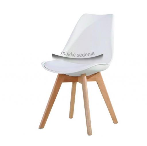 BALI NEW BK/BI vystavený kus - stolička jedálenská buk/biela