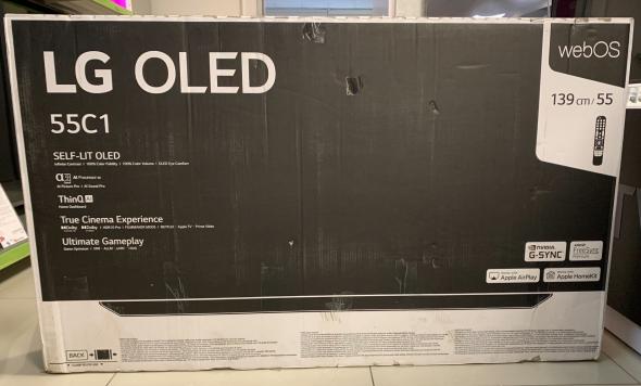 LG OLED55C11 vystavený kus poškodený obal, tovar ok - 4K OLED TV