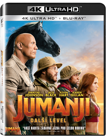 Jumanji: Ďalší level (2BD) - UHD Blu-ray film (UHD+BD)
