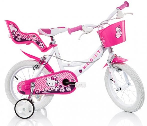 DINO Bikes DINO Bikes - Detský bicykel 16" 164RL-HK2  Hello Kitty 2 - Bicykel