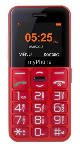 myPhone HALO EASY červený - Seniorský mobilný telefón