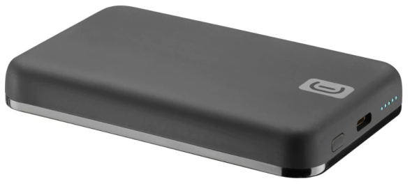 CellularLine MAG 5000 USB-C 5000mAh modrý - Power bank s bezdrôtovým nabíjaním a podporou Magsafe