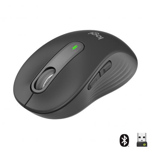 Logitech M650 Signature Wireless Mouse - GRAPHITE - Wireless optická myš