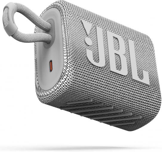 JBL GO3 biely - Prenosný vodotesný bezdrôtový reproduktor