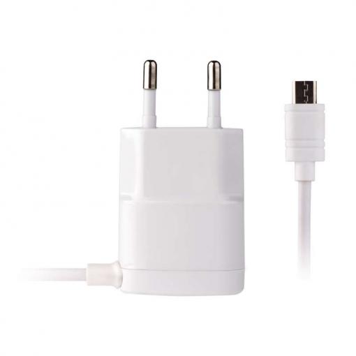 Emos 1A (5W) max. - Univerzálny USB adaptér biely