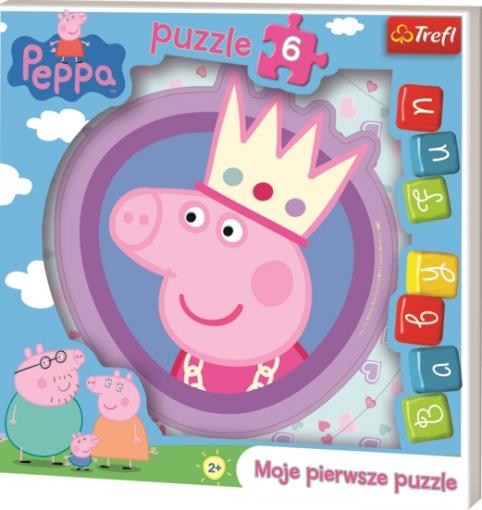 Trefl Moje prvé puzzle Peppa 6 - Puzzle