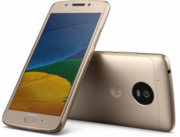 Motorola Moto G5 Plus zlatý - Mobilný telefón