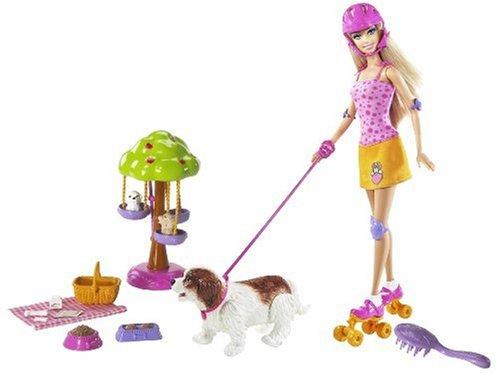Mattel Barbie Bábika so psíkom v parku - Bábika