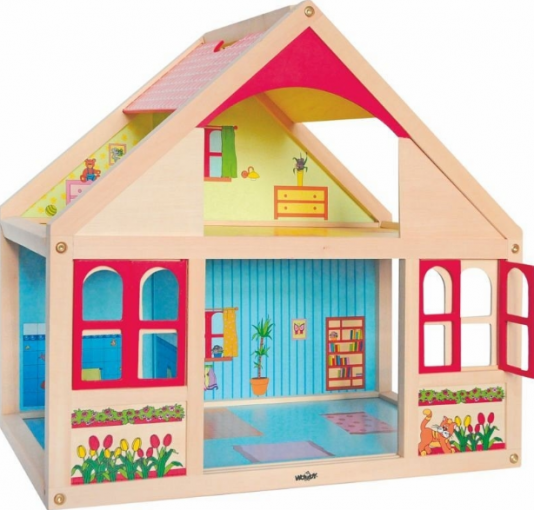 Woody Domček pre bábiky - Veronika - Drevený domček